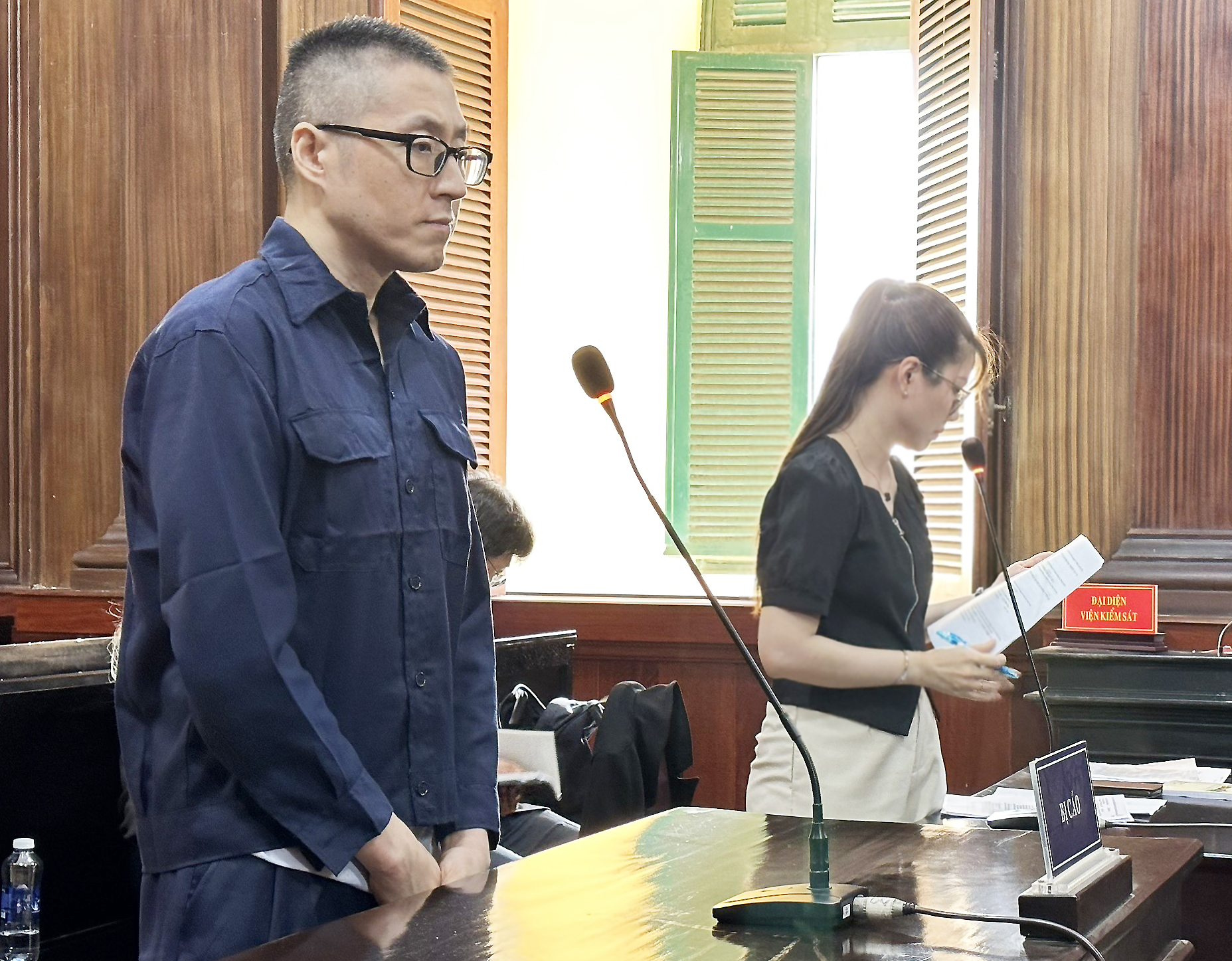 giam-doc-han-quoc-3339-1684469388 Bị cáo Jeong In Cheol tại tòa hôm nay. Ảnh: Hải Duyên