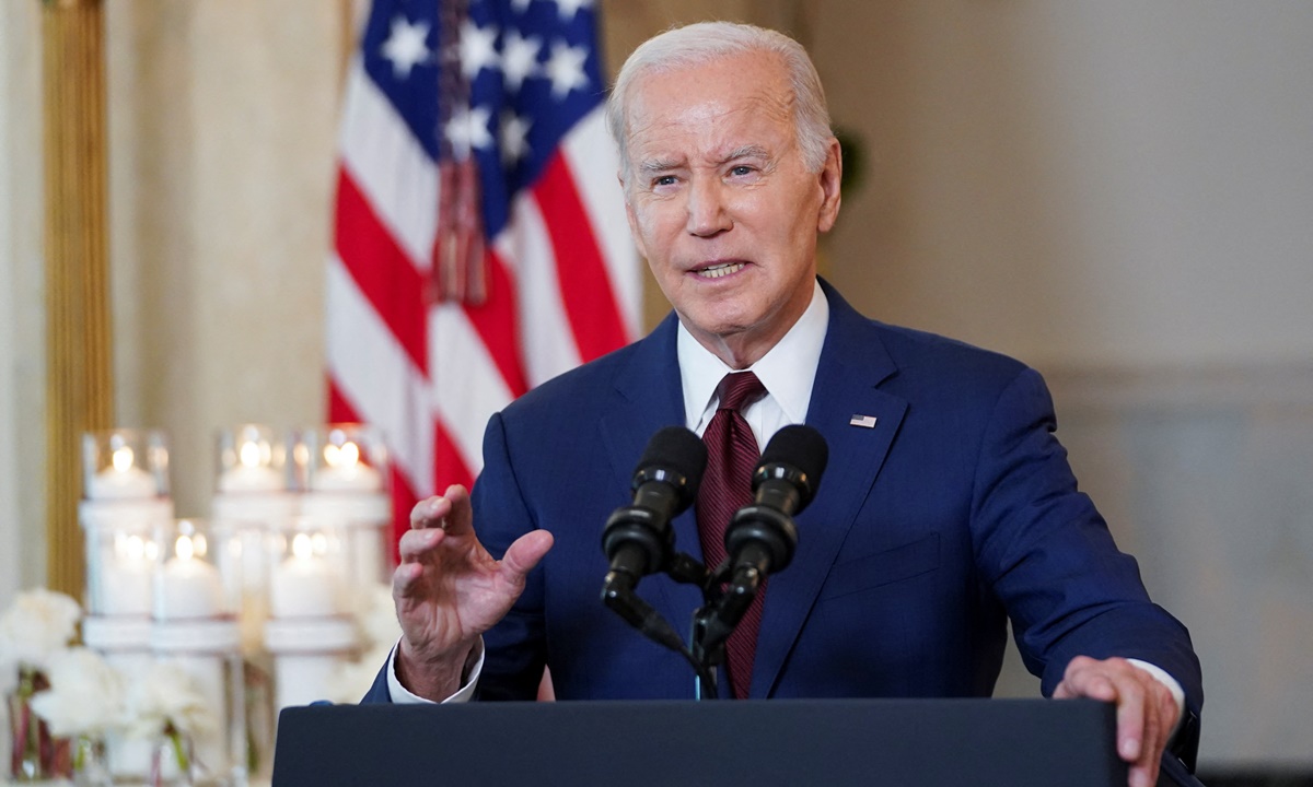 ol7wm52kjvmmbd23homrxgknl4-9989-1685319412 Tổng thống Mỹ Joe Biden phát biểu tại Nhà Trắng hôm 24/5. Ảnh: Reuters