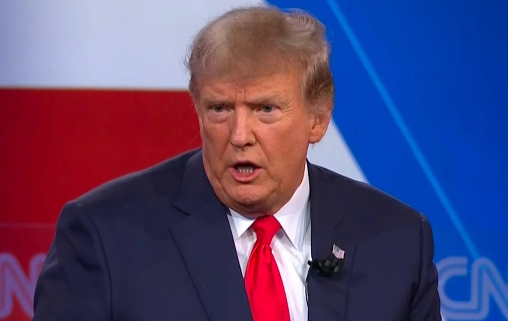 trump-1683788846-9975-1683789078 Cựu tổng thống Mỹ Donald Trump trả lời CNN tại bang New Hampshire ngày 10/5. Ảnh: CNN