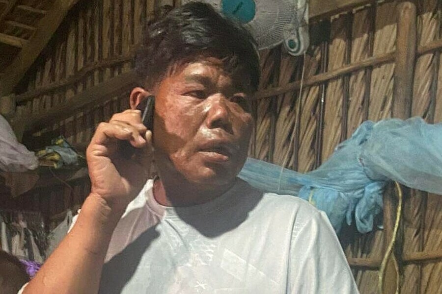 ong-viet-4128-1686203431-16862-2492-2360-1686210280 Ngư dân Trần Văn Việt trở về quê Kiên Giang, gọi điện cảm ơn những người đã giúp mình vượt qua hoạn nạn, tối 6/6. Ảnh: Gia đình cung cấp