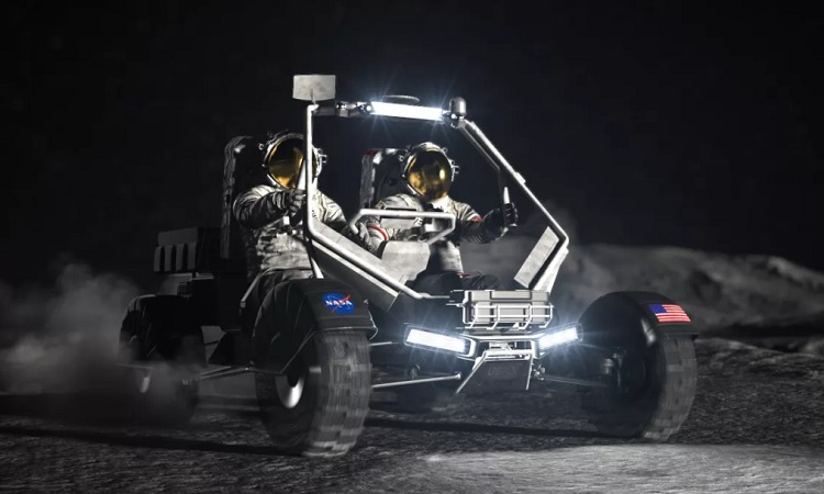 vne-car-1135-1686050251 Bản vẽ mô phỏng phương tiện địa hình Mặt Trăng thế hệ mới. Ảnh: NASA