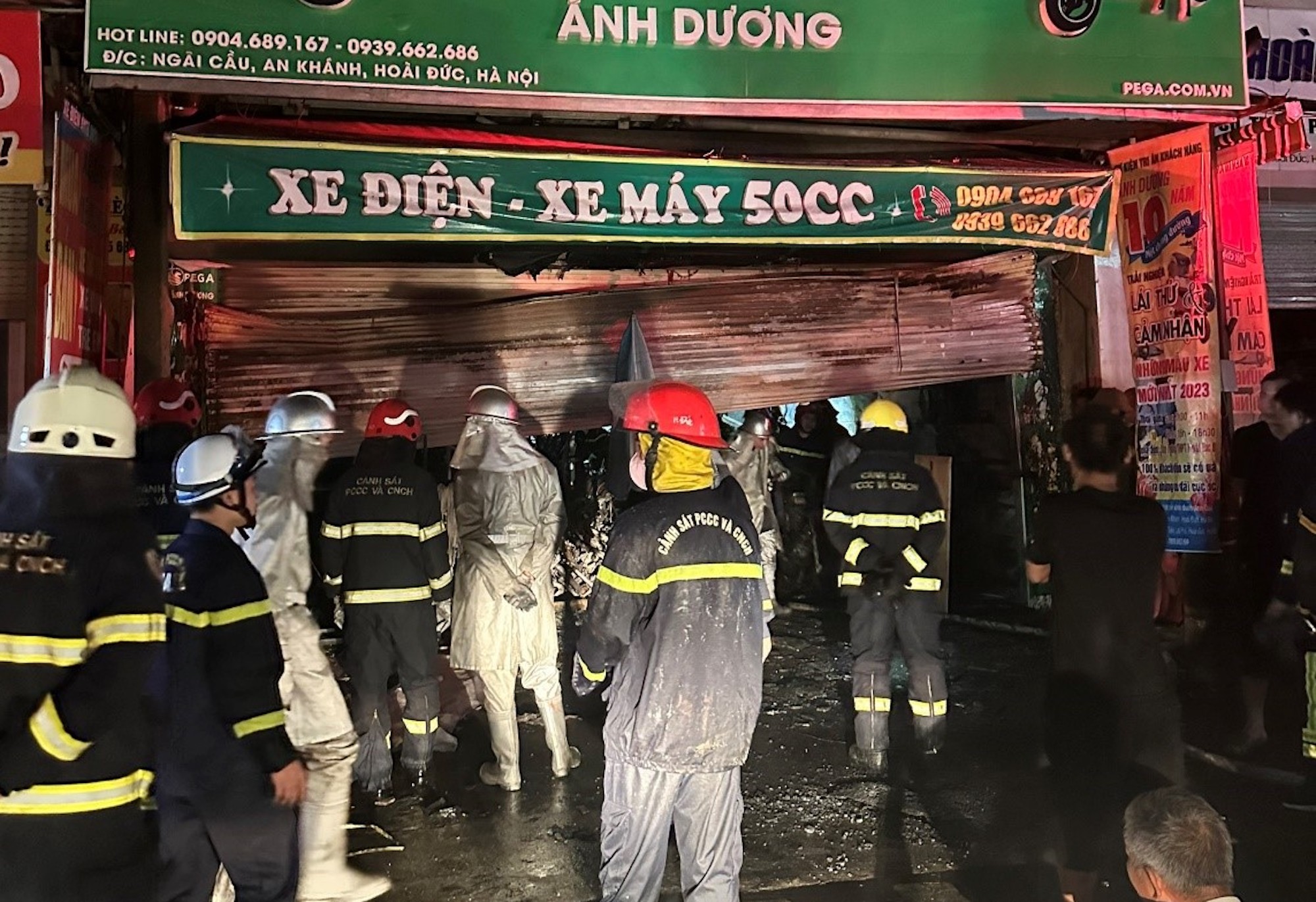 178-7391-1689725438 Hiện trường vụ cháy. Ảnh: CTV