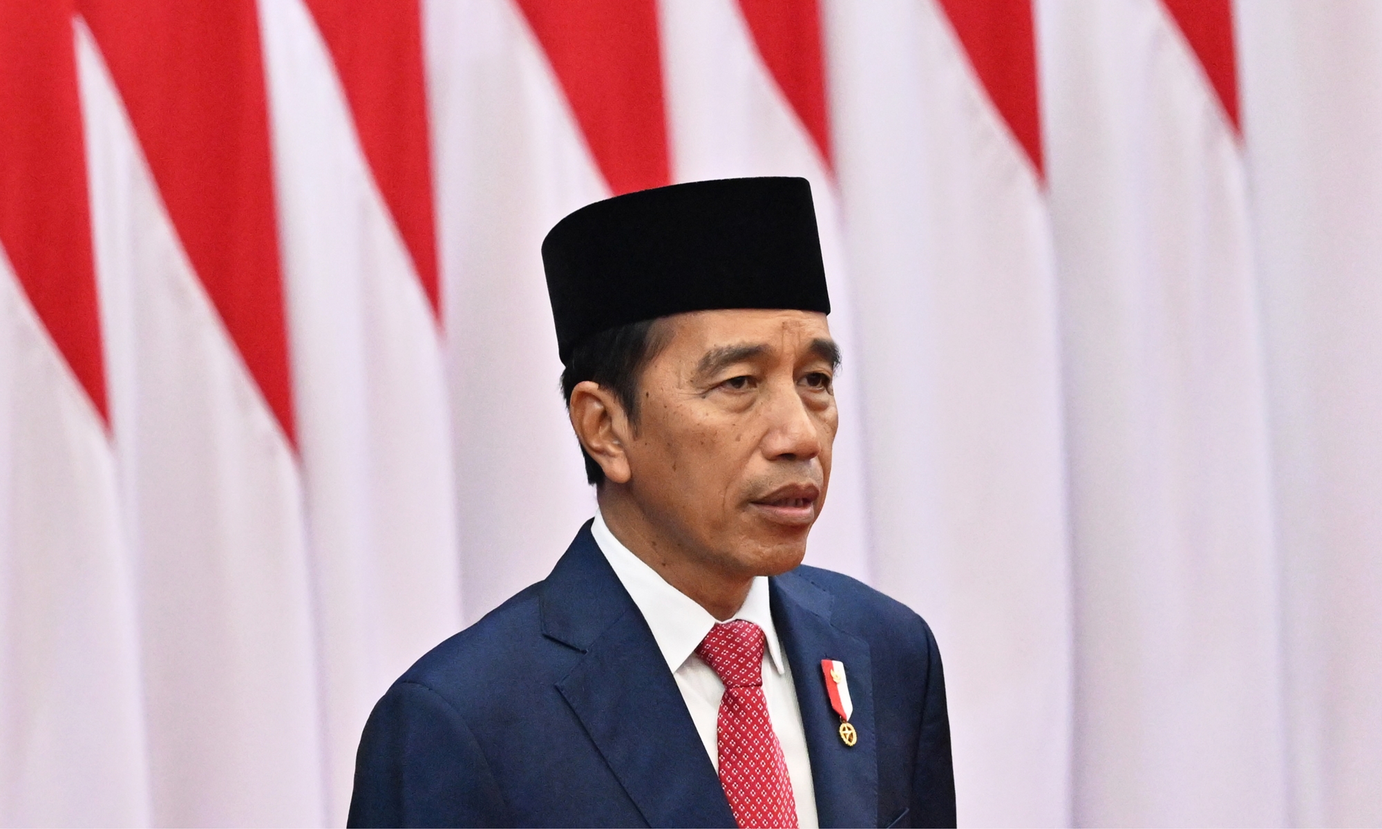 33r84mh-highres-6274-1692237449 Tổng thống Indonesia Joko Widodo trong cuộc họp về ngân sách tại tòa nhà quốc hội ở Jakarta ngày 16/8. Ảnh: AFP