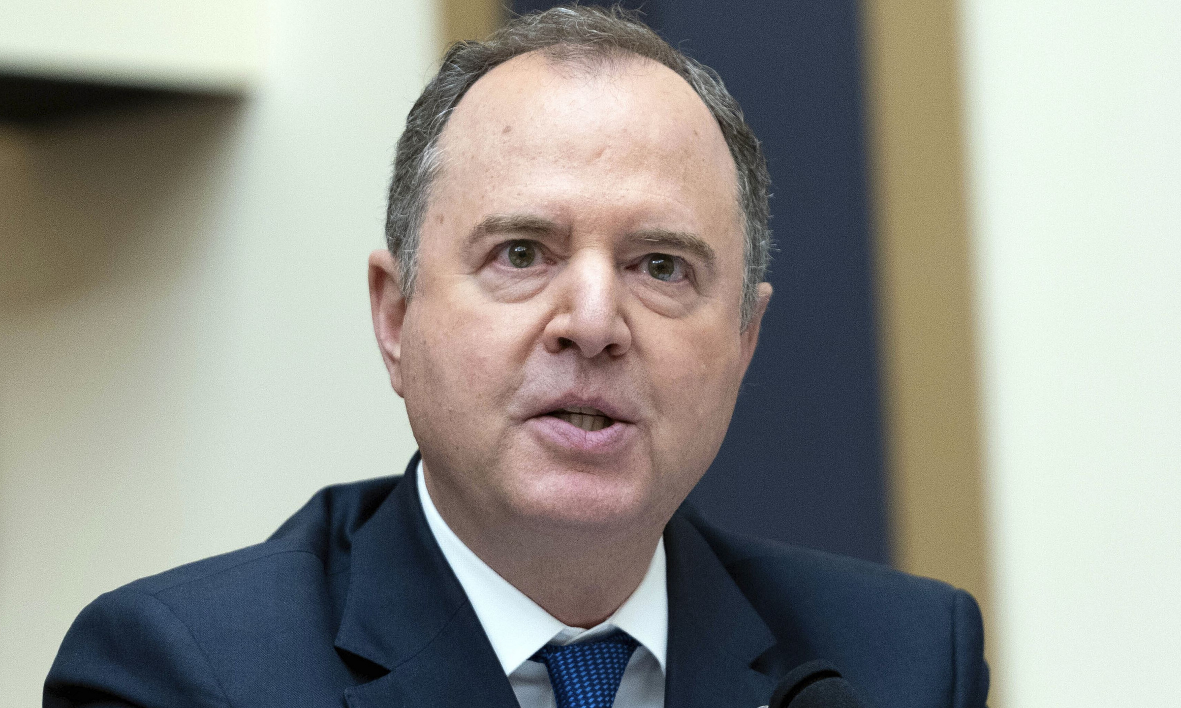 Nghị sĩ Adam Schiff trong cuộc họp ở Đồi Capitol hồi năm 2023. Ảnh: AP