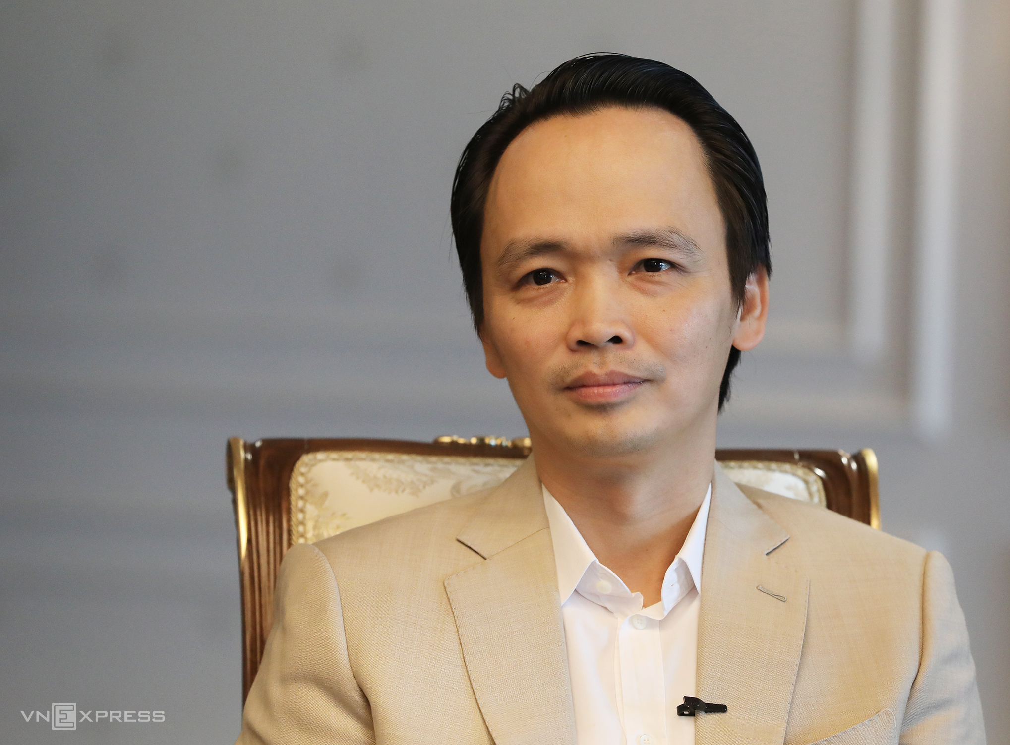 Chủ tịch FLC Trịnh Văn Quyết tháng 8/2019. Ảnh: Ngọc Thành