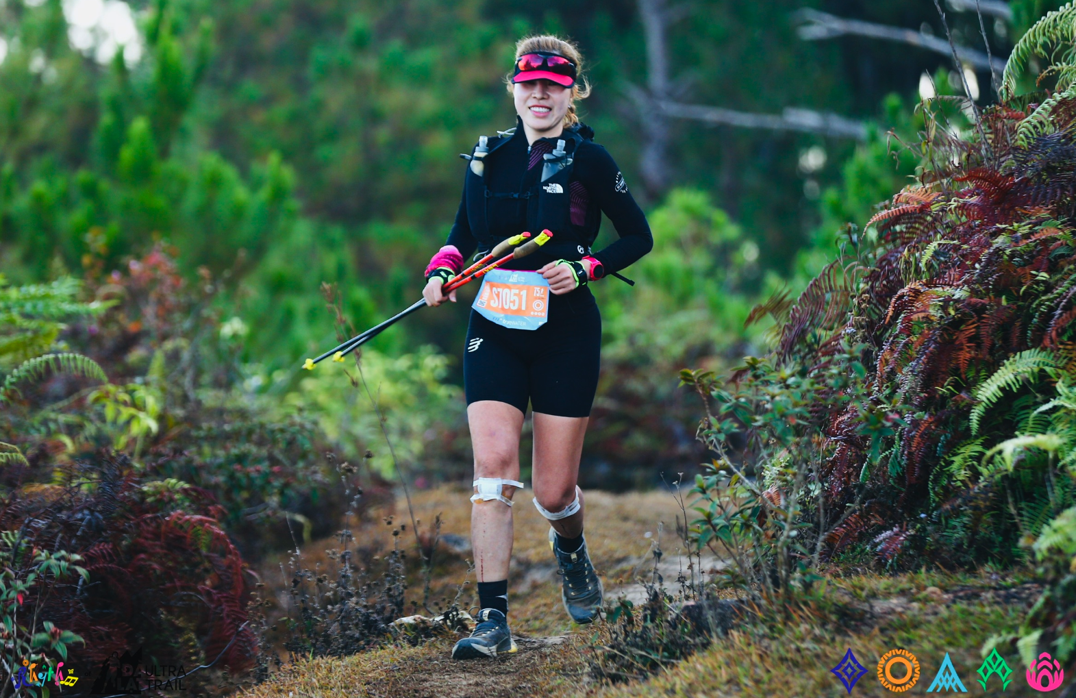 Runner Nga Hồ tham dự cự ly 75km tại giải Dalat Ultra Trail 2024. Ảnh: Dalat Ultra Trail