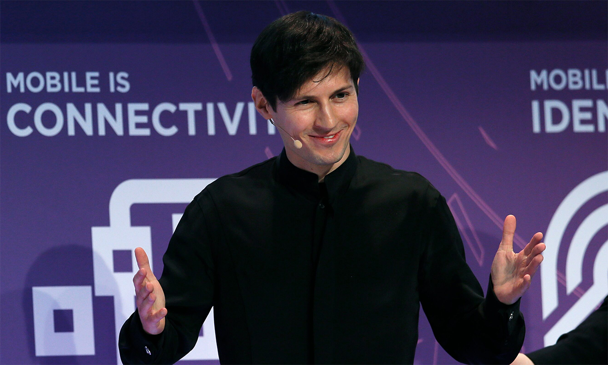 CEO Telegram Pavel Durov tại sự kiện ở Barcelona, Tây Ban Nha tháng 2/2016. Ảnh: Reuters