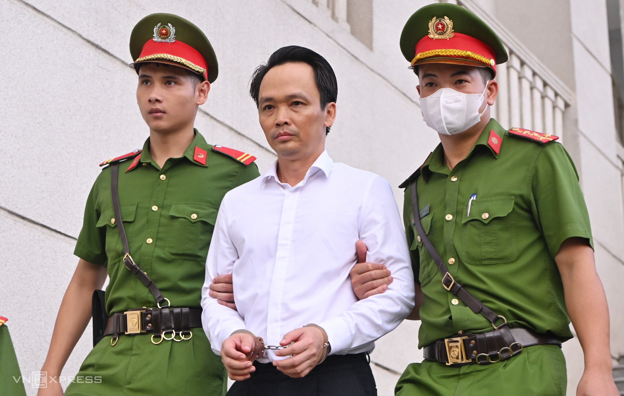 Ông Trịnh Văn Quyết sau khi nghe tuyên án, ngày 5/8/2024. Ảnh: Giang Huy