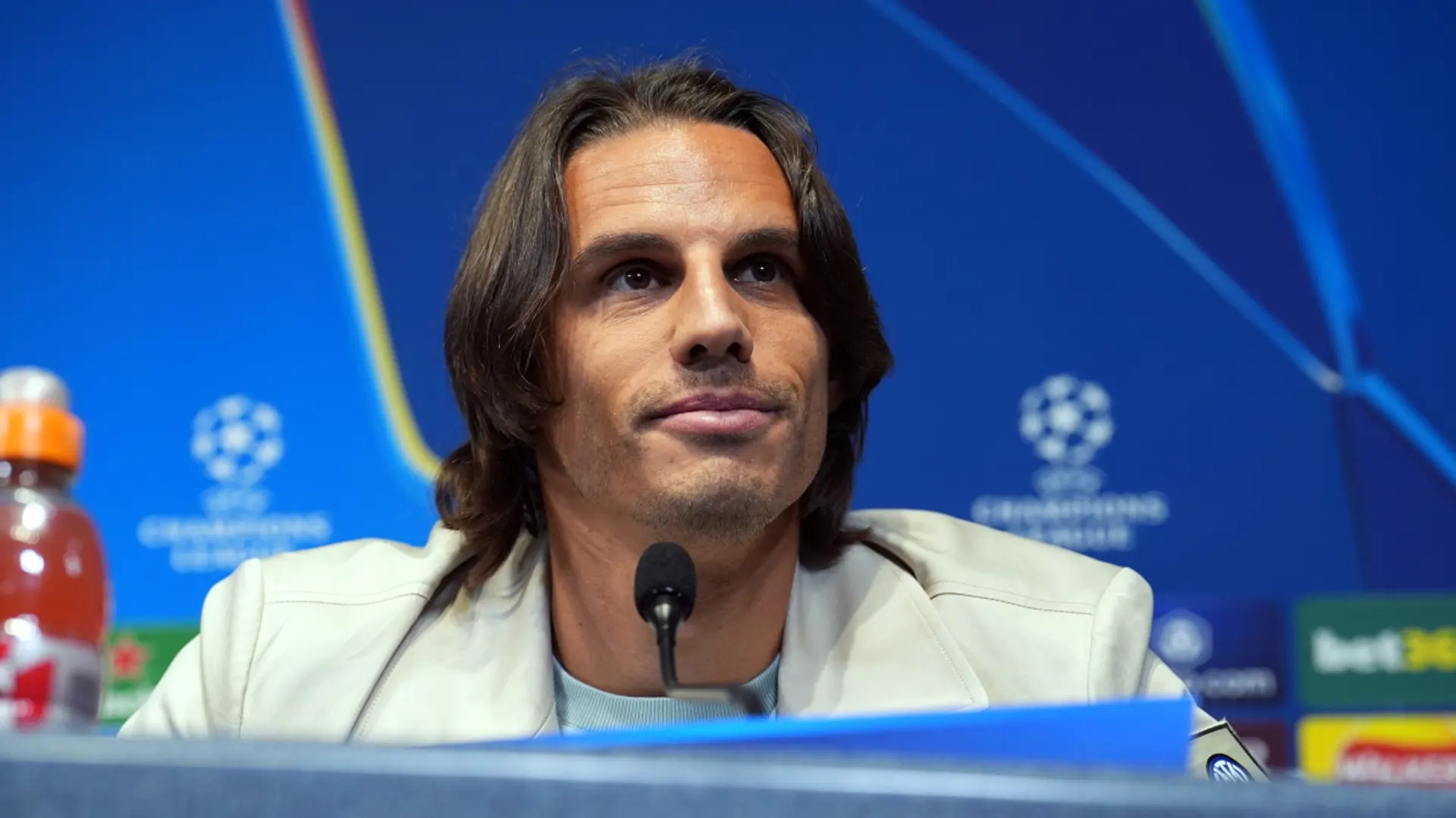 Thủ môn Sommer tự tin trong cuộc họp báo trước trận Man City - Inter hôm 17/9. Ảnh: PA