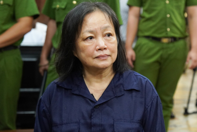 tra-n-bi-nh-minh-6674-1731915699 Bà Trần Thị Bình Minh tại phiên tòa hồi tháng 7 ở TP HCM. Ảnh: Hải Duyên