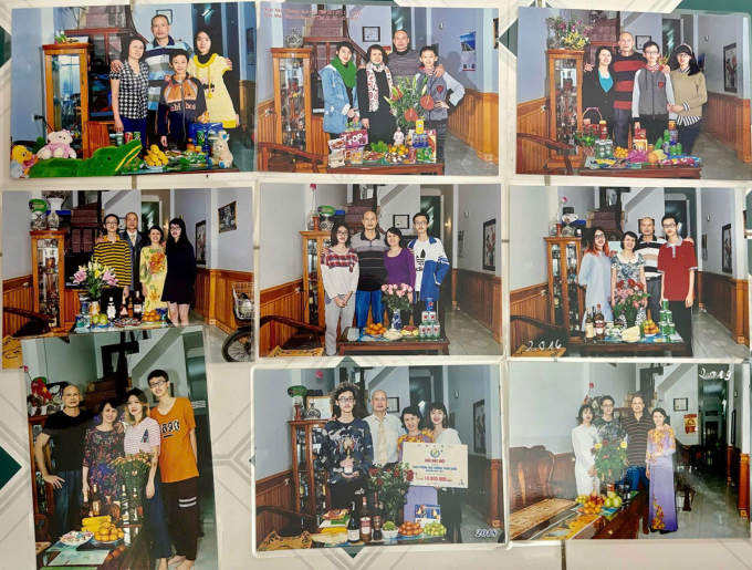 linh-3-3-1734063789-2315-1734066419 Những bức ảnh gia đình của Ninh Thị Phương Linh được chụp tại phòng khách gia đình suốt 28 năm. Ảnh: Nhân vật cung cấp
