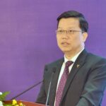 Ông Nguyễn Hưng, CEO TPBank, tại phiên họp thường niên năm 2023. Ảnh: TPB