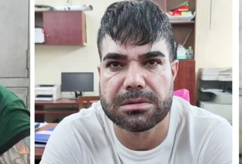 Ba nghi can đang bị công an tạm giữ. Ảnh: Lam Sơn