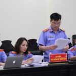 Các kiểm sát viên VKSND Hà Nội tại toà. Ảnh: Danh Lam