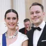 Thủ tướng Phần Lan Sanna Marin và chồng Markus Raikkonen. Ảnh: AOP