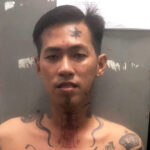 Nguyễn Minh An tại cơ quan công an. Ảnh: Công an TX Bình Minh