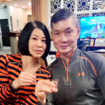 Chu Tỉ Lợi và vợ. Ảnh: HK01