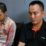 Nguyễn Quang Dũng (phải) và Đinh Tiến Sơn. Ảnh: Xuân Hoa