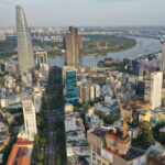 Các tháp trung tâm thương mại khu vực quận 1, TP HCM. Ảnh: Quỳnh Trần