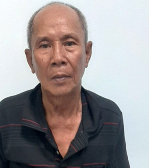 Ông Giỏi tại cơ quan điều tra. Ảnh: Nhật Vy