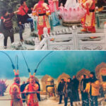 Êkíp khi quay Thật, giả Mỹ Hầu Vương. Ảnh: Wang Chongqiu