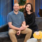 Ngô Phương Lan và chồng tại một chương trình truyền hình hồi tháng 4. Ảnh: Nhân vật cung cấp