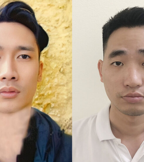 Mạc Xuân Hinh (trái) và Lưu Văn Thái. Ảnh: Công an cung cấp