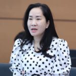 Bà Đoàn Thị Thanh Mai, Phó chủ nhiệm Ủy ban Kinh tế phát biểu tại thảo luận ở tổ về kinh tế xã hội, sáng 23/5. Ảnh: Như Ý