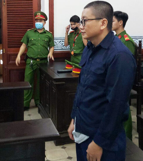 Bị cáo Phương tại tòa hôm nay. Ảnh: Duy Bình