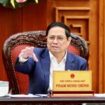 Thủ tướng Phạm Minh Chính chỉ đạo tại cuộc họp về cung ứng điện, chiều 19/5. Ảnh: VGP