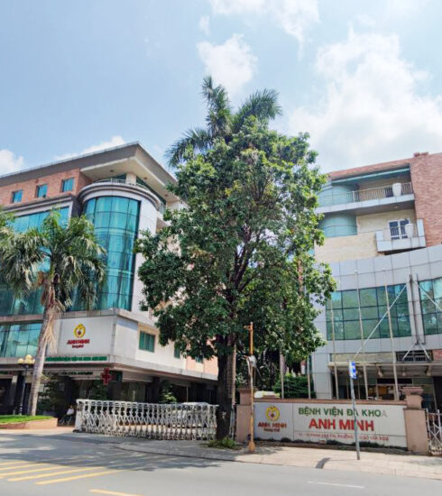 Bệnh viện Anh Minh hiện đã ngưng hoạt động. Ảnh: Anh Minh