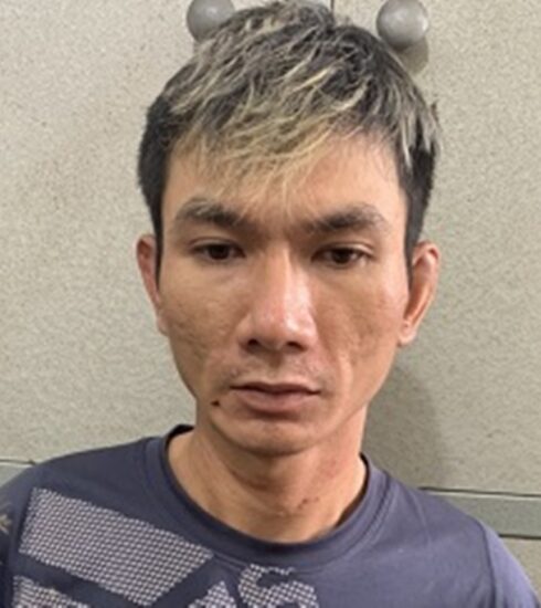 Lương Văn Đạt khi bị bắt. Ảnh: Công an cung cấp