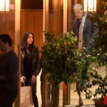 Al Pacino và bạn gái Nooh Alfallah ngày 14/6. Ảnh: TMZ