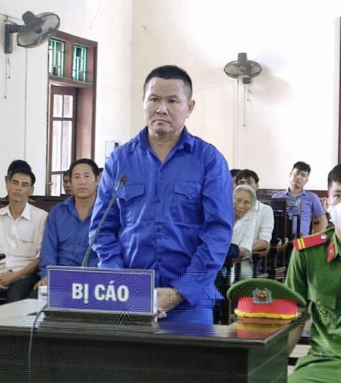 Bị cáo Dương Nam Hải tại phiên xét xử ngày 1/6. Ảnh: Hùng Lê