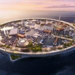 Thiết kế của thành phố nổi Dogen. Ảnh: N-Ark