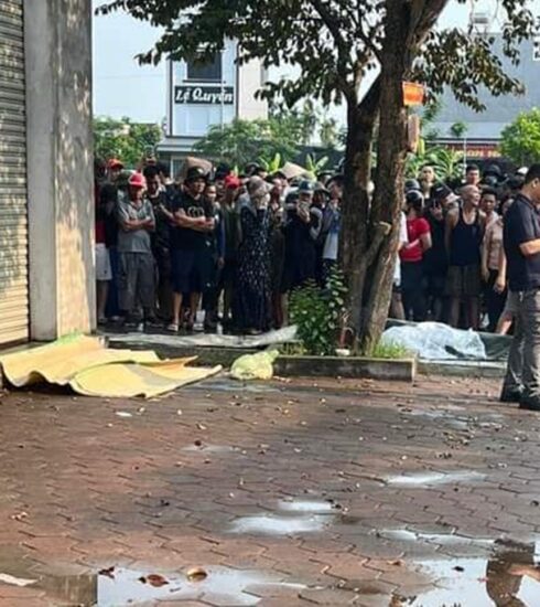 Hiện trường vụ án. Ảnh Xuân Hòa