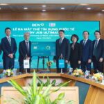 Đại diện BIDV và JCB tại lễ ra mắt thẻ tín dụng quốc tế BIDV JCB Ultimate. Ảnh: BIDV