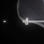 Trạm điện Mặt Trời quay quanh quỹ đạo phía trên Mặt Trăng có thể khả thi trong tương lai. Ảnh: ESA