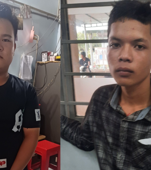 Hai thanh niên gây ra vụ cướp ngày 15/7. Ảnh: Công an cung cấp.