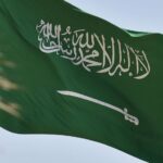 Cờ Arab Saudi tại thủ đô Riyadh tháng 9/2020. Ảnh: AFP