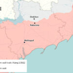 Vị trí thị trấn Orekhov và thành phố Melitopol. Đồ họa: RYV