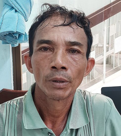 Đen tại cơ quan điều tra. Ảnh: Phước Thanh