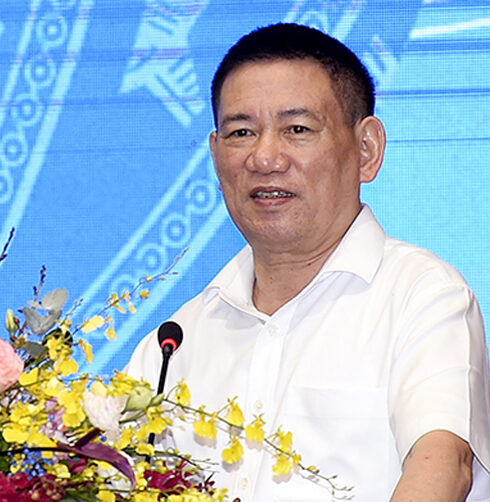 Bộ trưởng Tài chính Hồ Đức Phớc phát biểu tại hội nghị, ngày 15/7. Ảnh: Mof