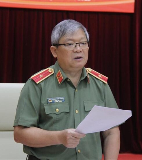 Thiếu tướng Hoàng Anh Tuyên, Phó Chánh Văn phòng Bộ, Người phát ngôn Bộ Công an. Ảnh: Bộ Công an