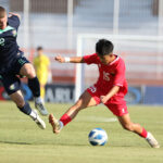 Việt Nam không còn quyền tự quyết trong cuộc đua giành vé vào bán kết giải U19 Đông Nam Á sau trận thua Australia ngày 21/7. Ảnh: Đoàn Huynh