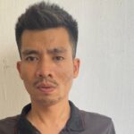 Phạm Mạnh Hùng tại cơ quan điều tra. Ảnh: Công an Hà Đông