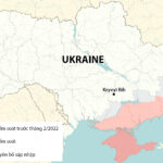 Vị trí thành phố Kryvyi Rih. Đồ họa: RYV