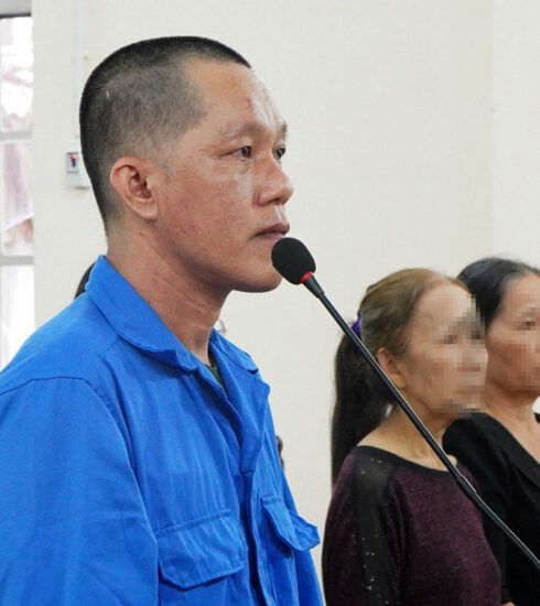 Mai Văn Kha tại tòa. Ảnh: Hắc Minh