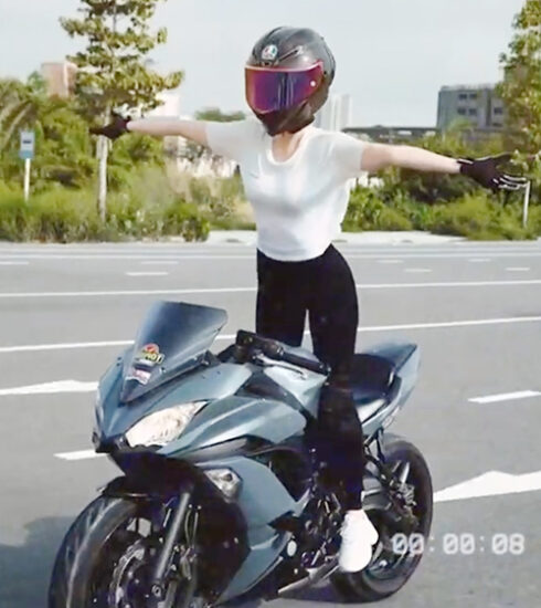 Ngọc Trinh trong video lan truyền trên mạng. Ảnh cắt từ video