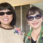 Ca sĩ Trịnh Vĩnh Trinh (phải) và Cẩm Vân. Ảnh: Tâm Giao